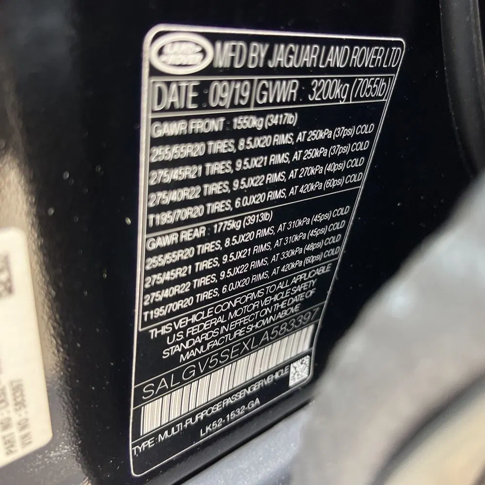2020 Land Rover Range Rover Autobiography LWB