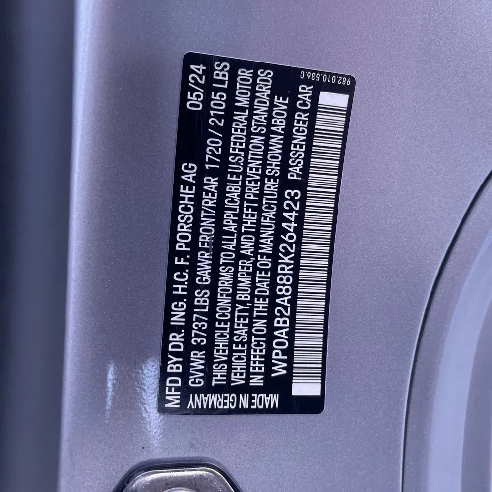 2024 Porsche 718 Cayman S