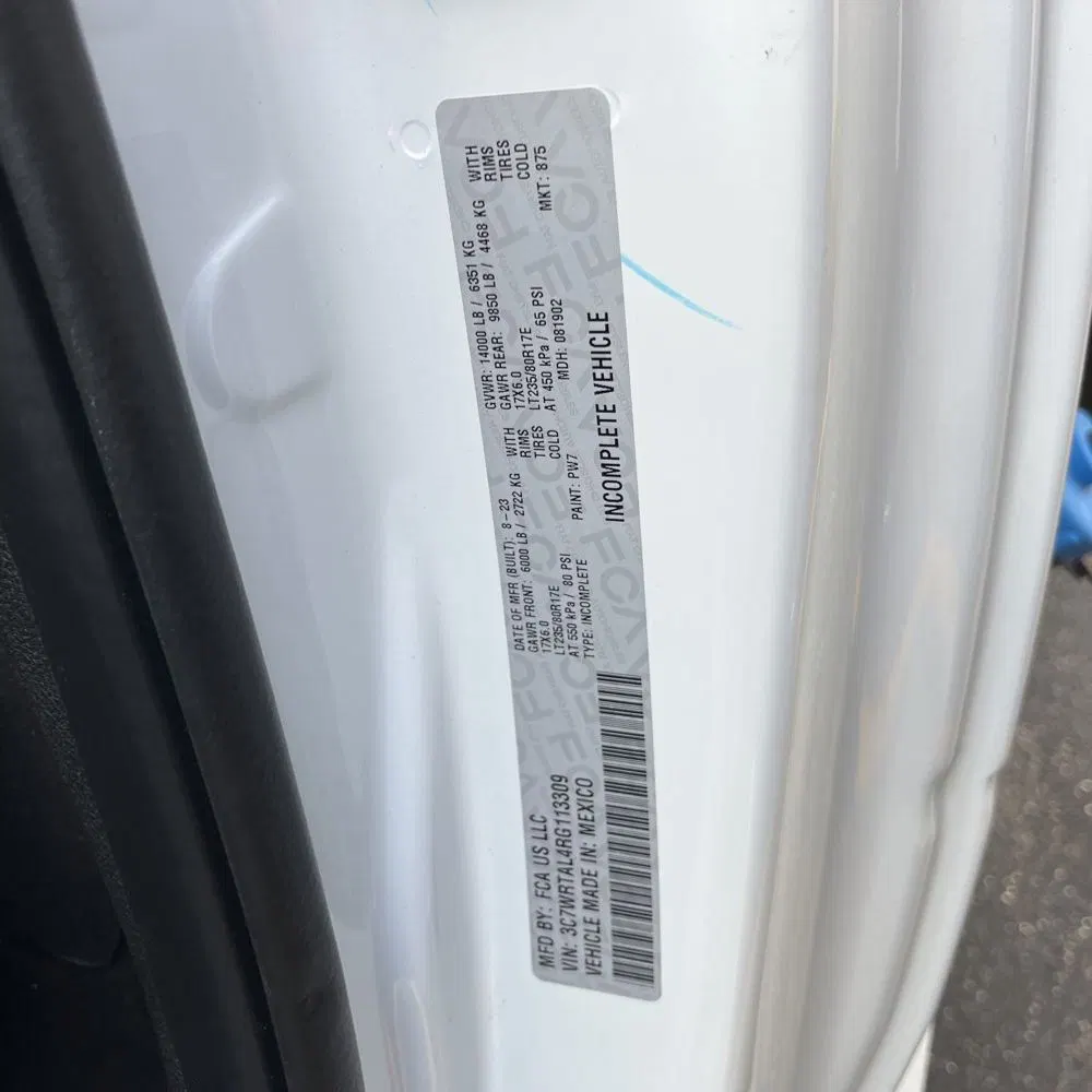 2024 Ram 3500 Cab/Chassis Tradesman