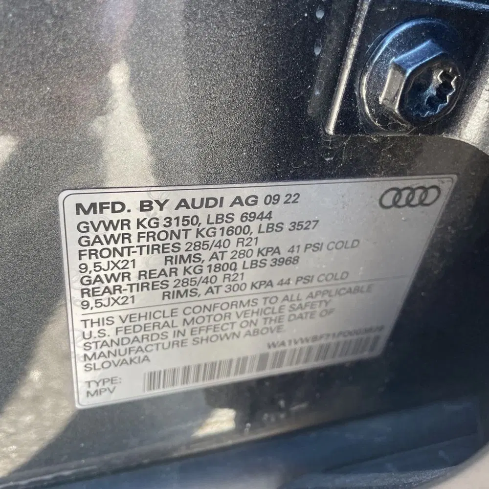 2023 Audi SQ7 Prestige