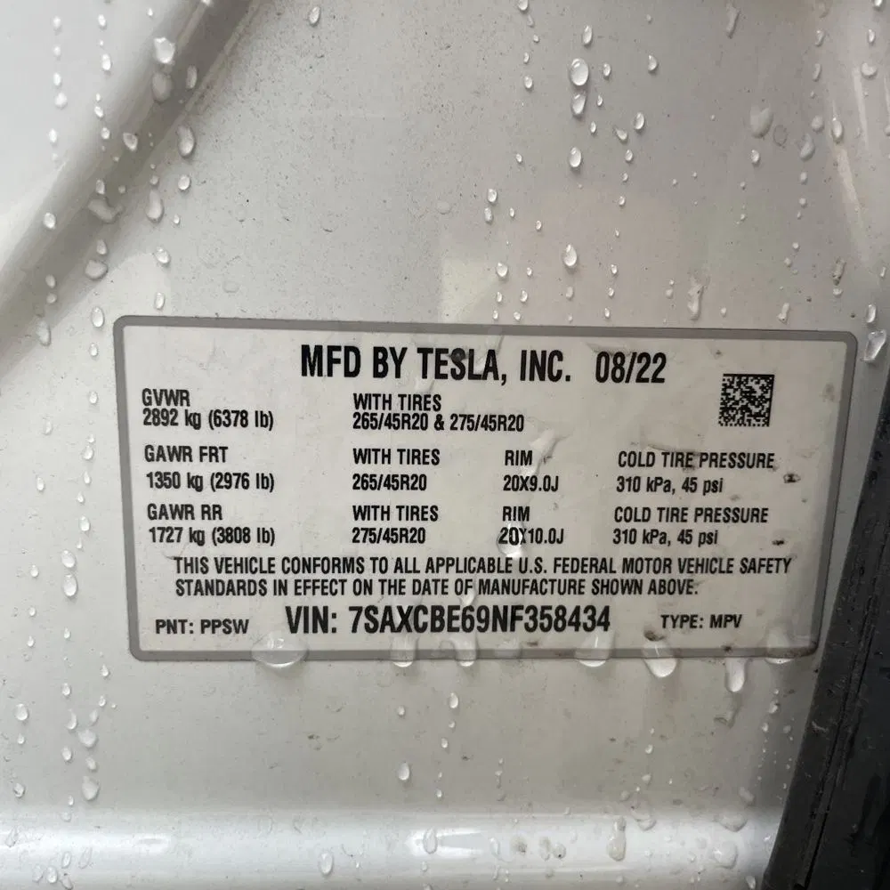 2022 Tesla Model X Plaid