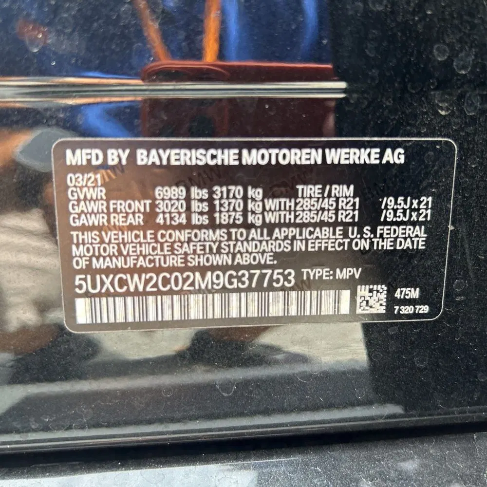 2021 BMW X7 XDrive40i