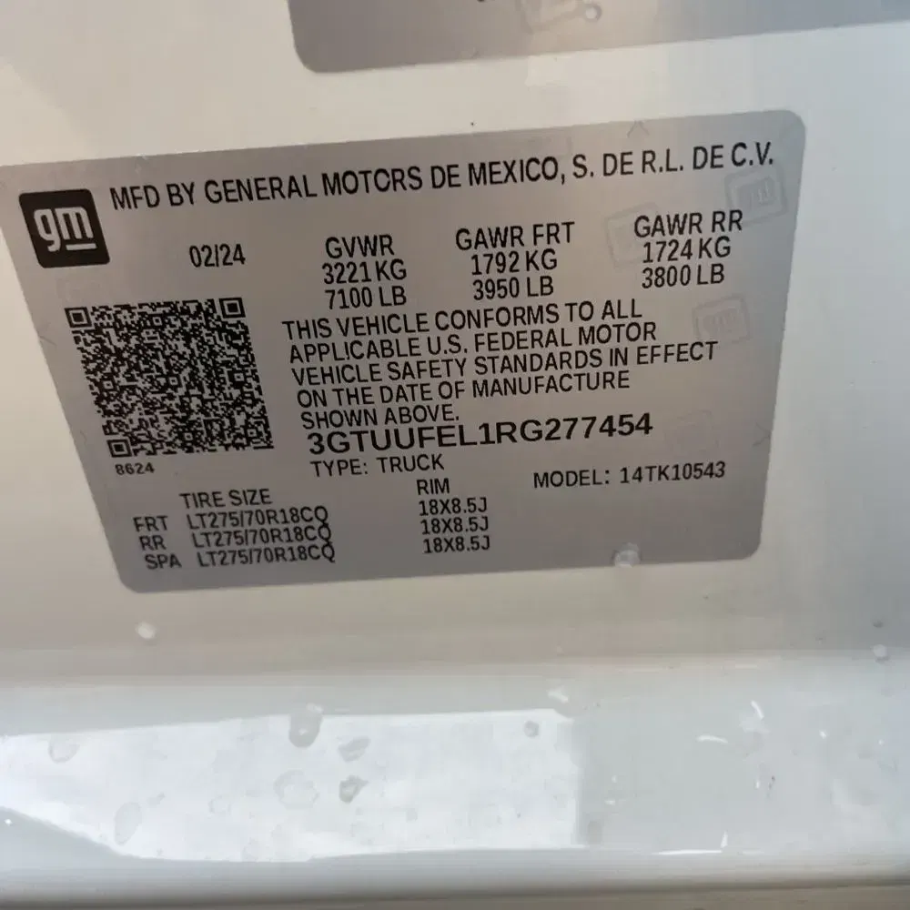 2024 GMC Sierra 1500 AT4X