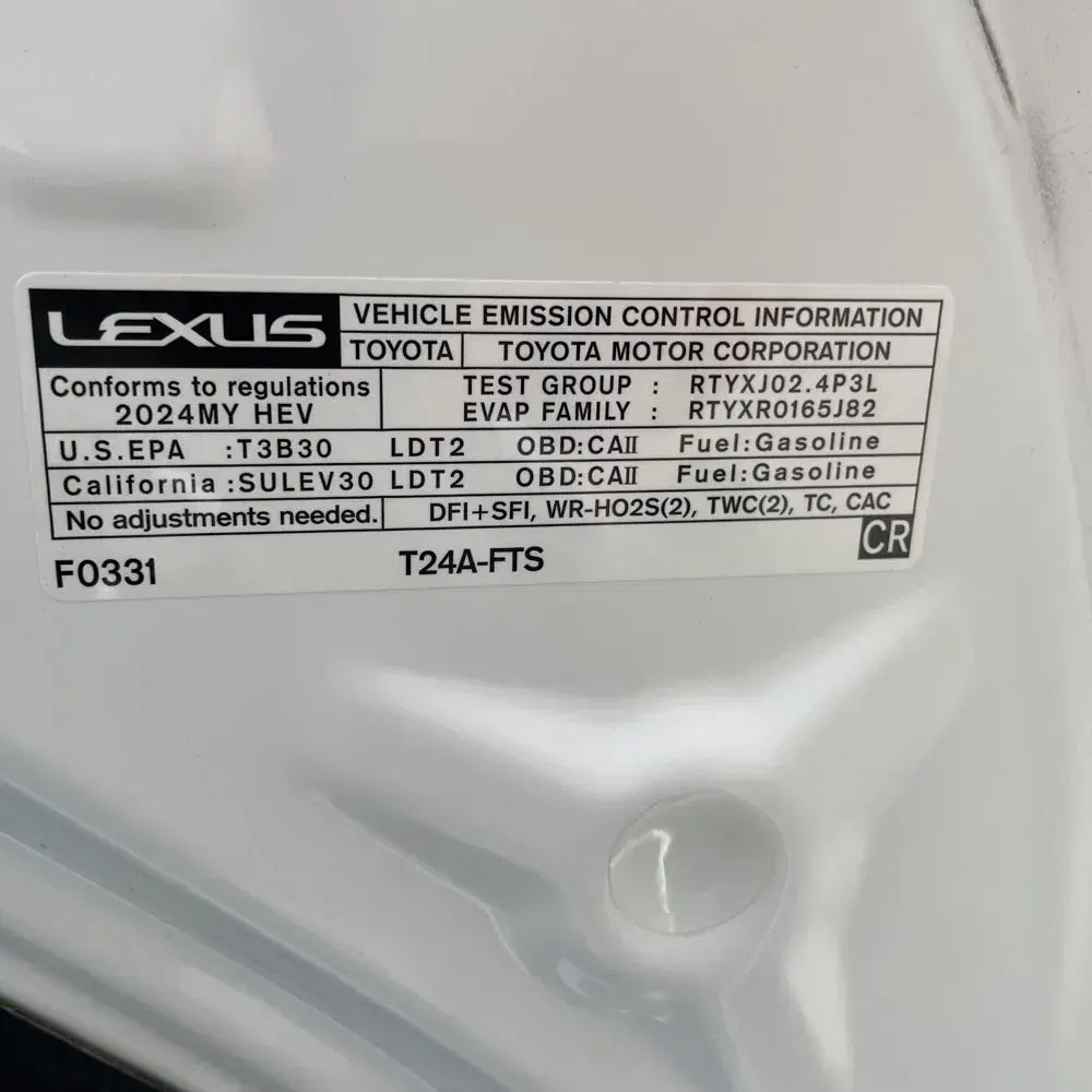 2024 Lexus RX 500h F SPORT Performance