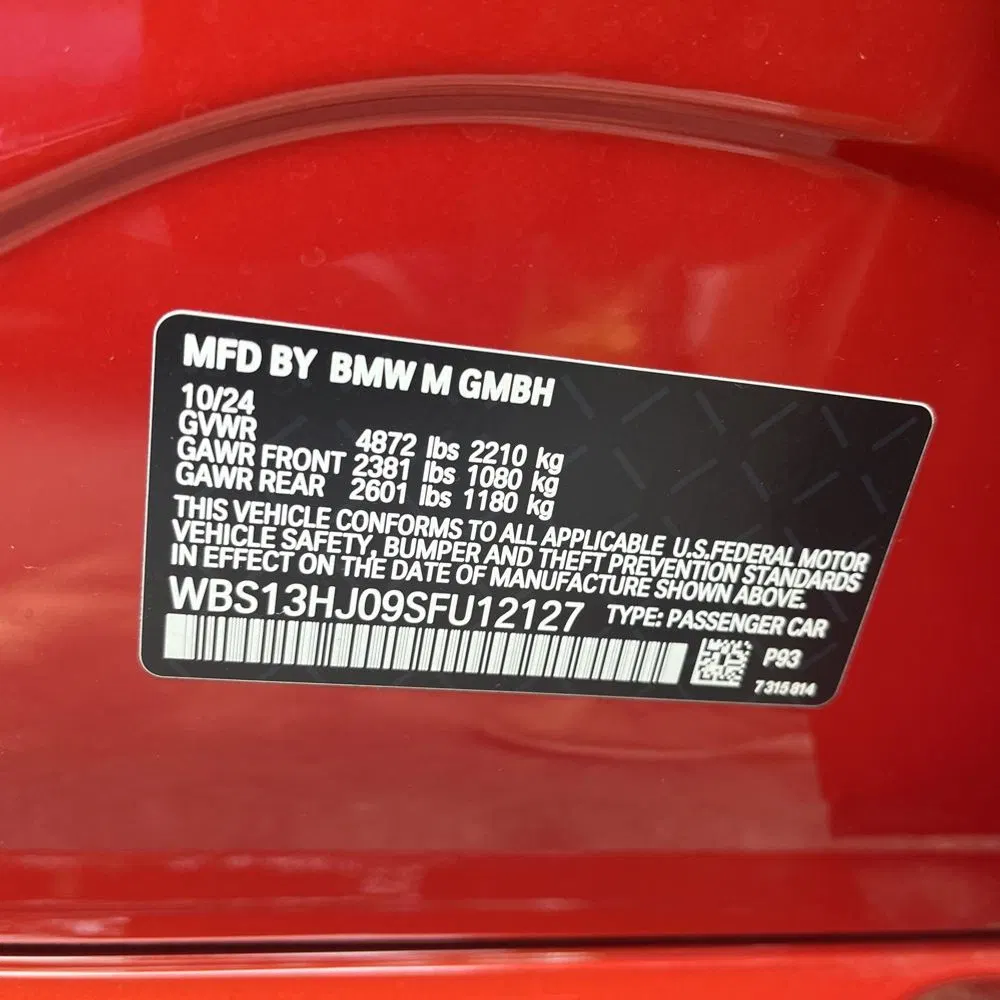2025 BMW M3 Base