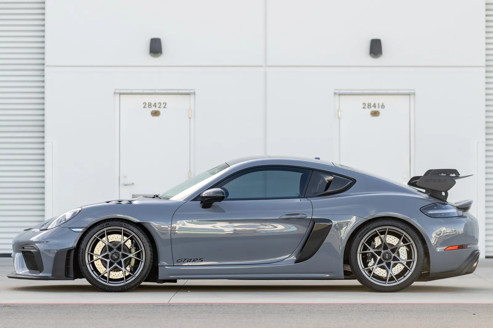 2023 Porsche 718 Cayman GT4 RS - ~7,900 Miles, Weissach Package, Arctic Grey, California-Owned, Unmodified