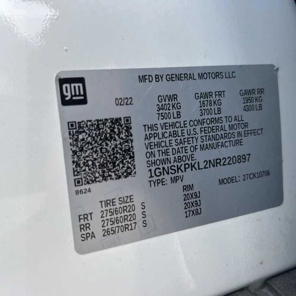 2022 Chevrolet Tahoe Z71