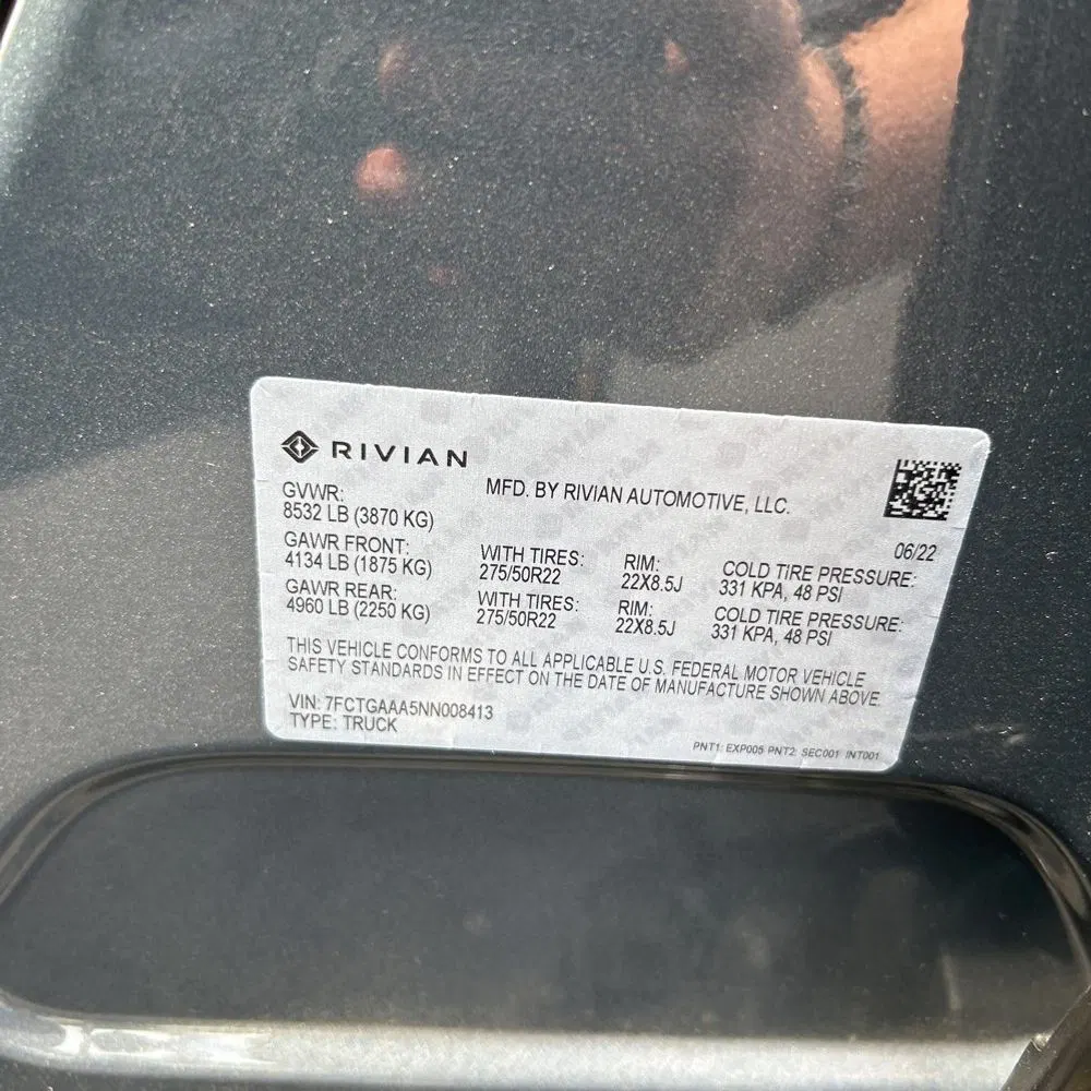 2022 Rivian R1T Adventure