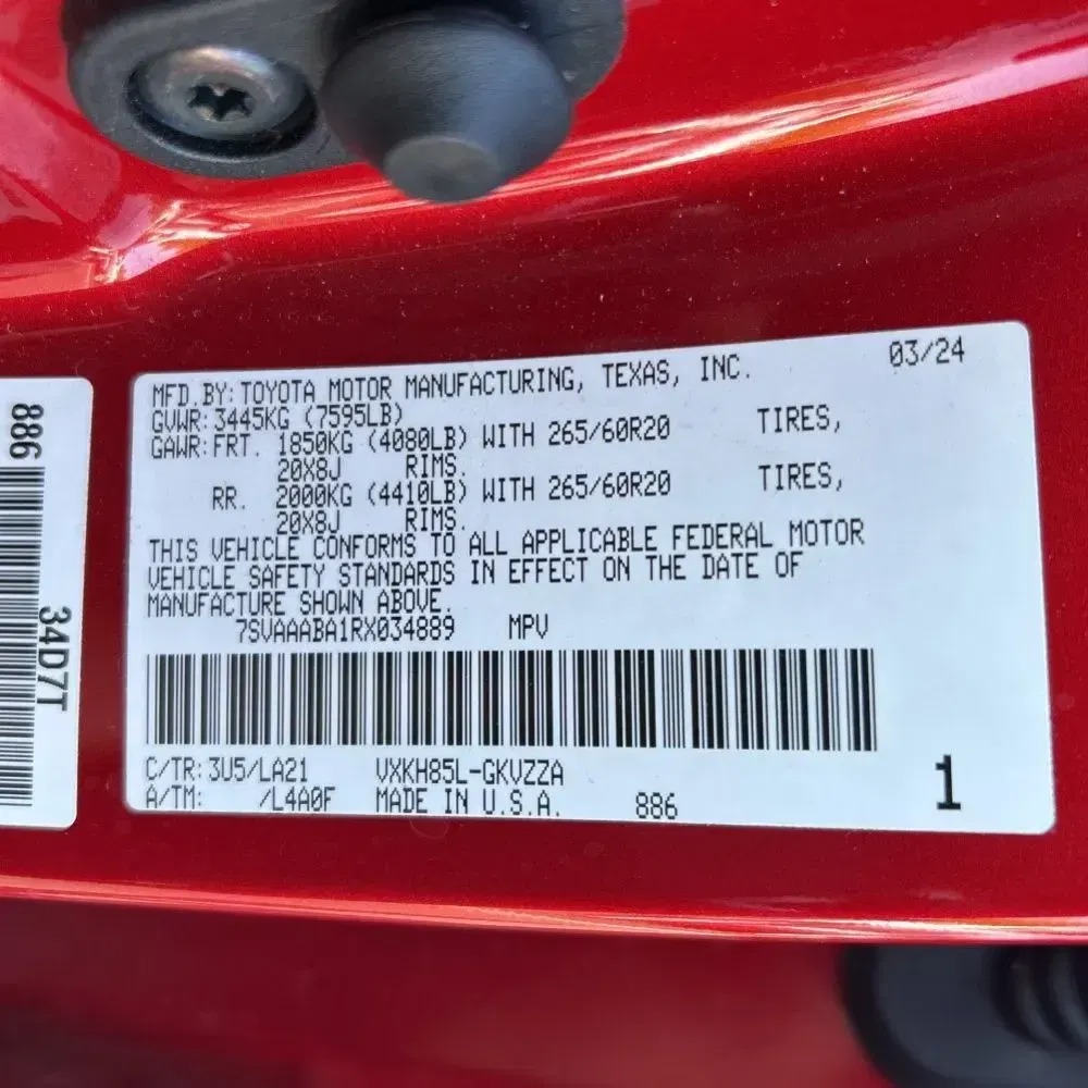 2024 Toyota Sequoia Platinum