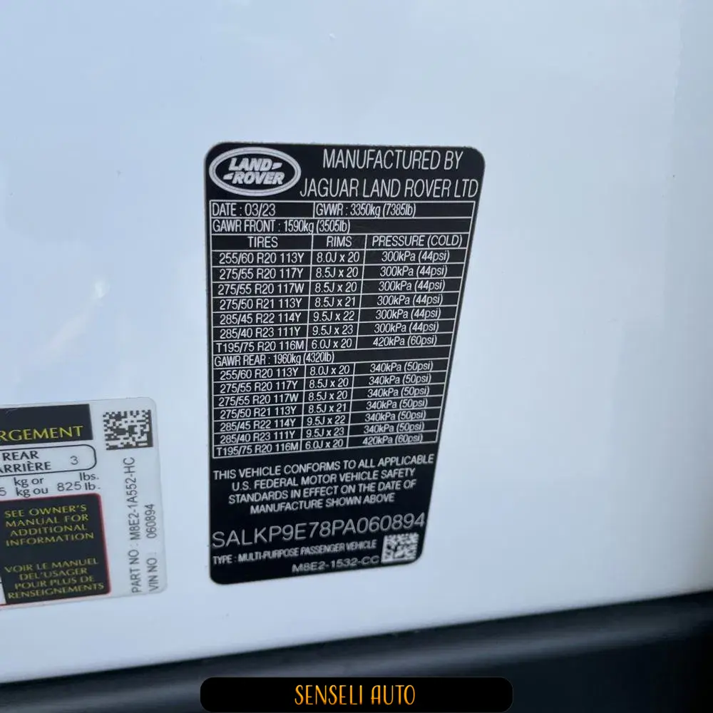 2023 Land Rover Range Rover P530 SE