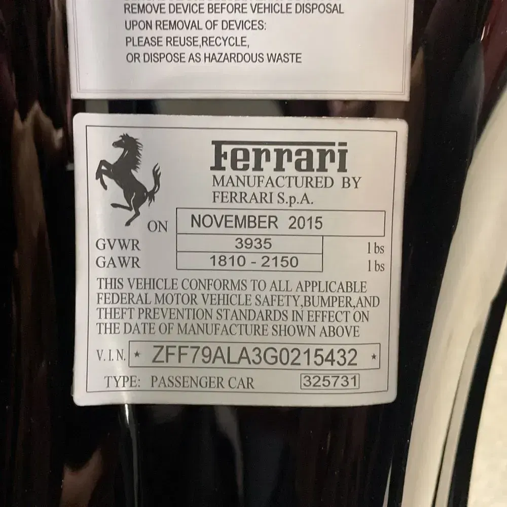 2016 Ferrari 488 GTB