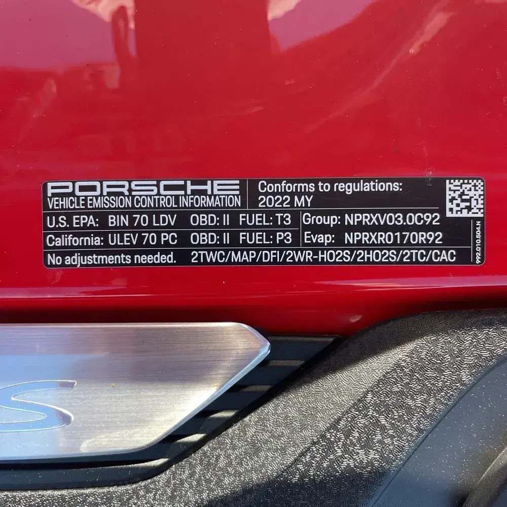 2022 Porsche 911 Carrera S