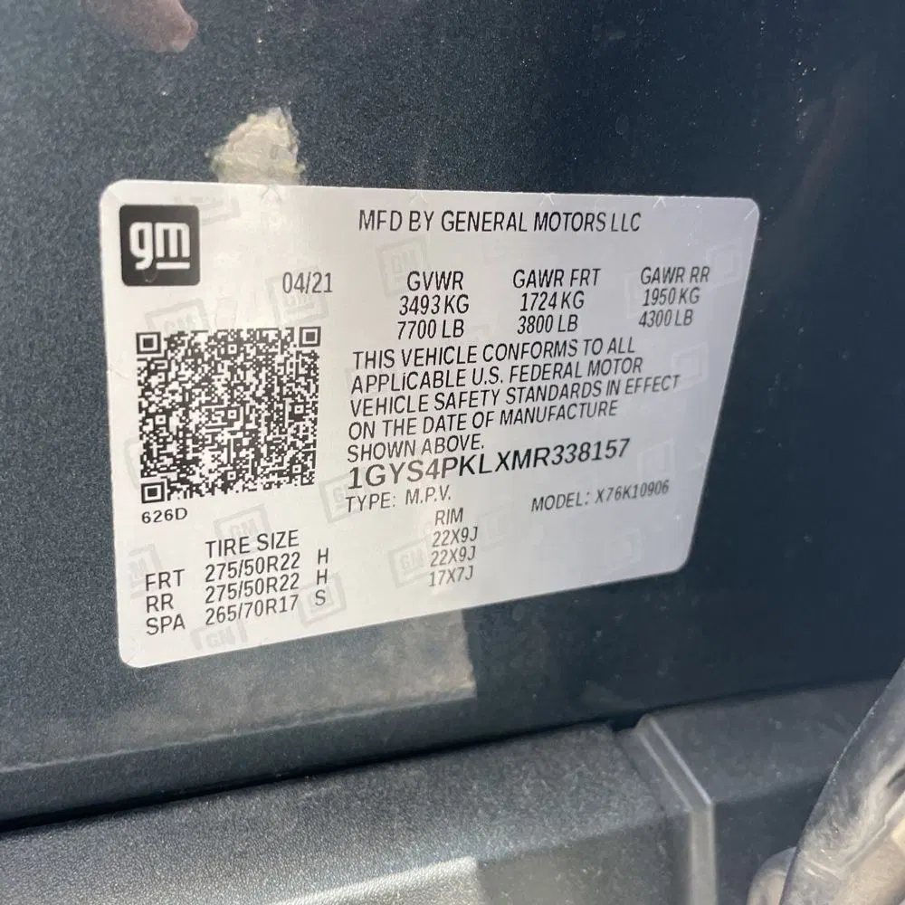 2021 Cadillac Escalade ESV Sport