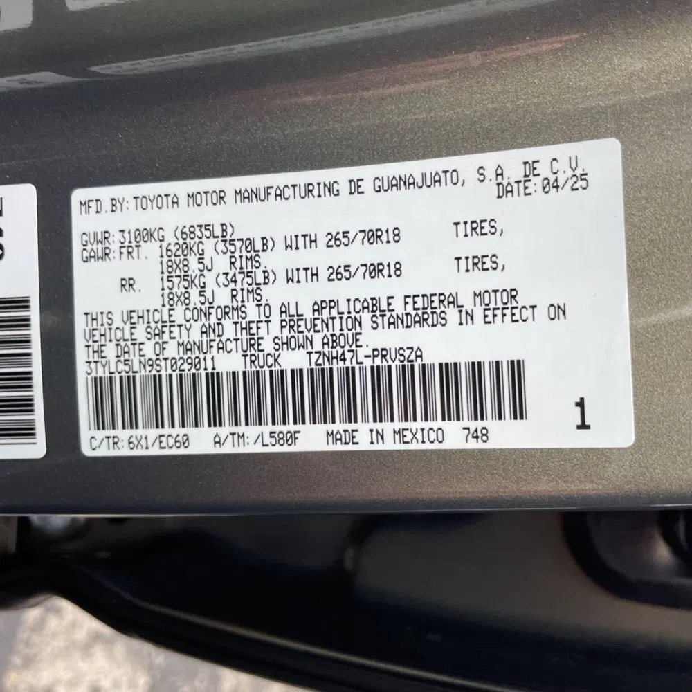 2025 Toyota Tacoma Trailhunter HV