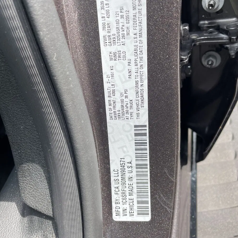 2021 Ram 1500 TRX