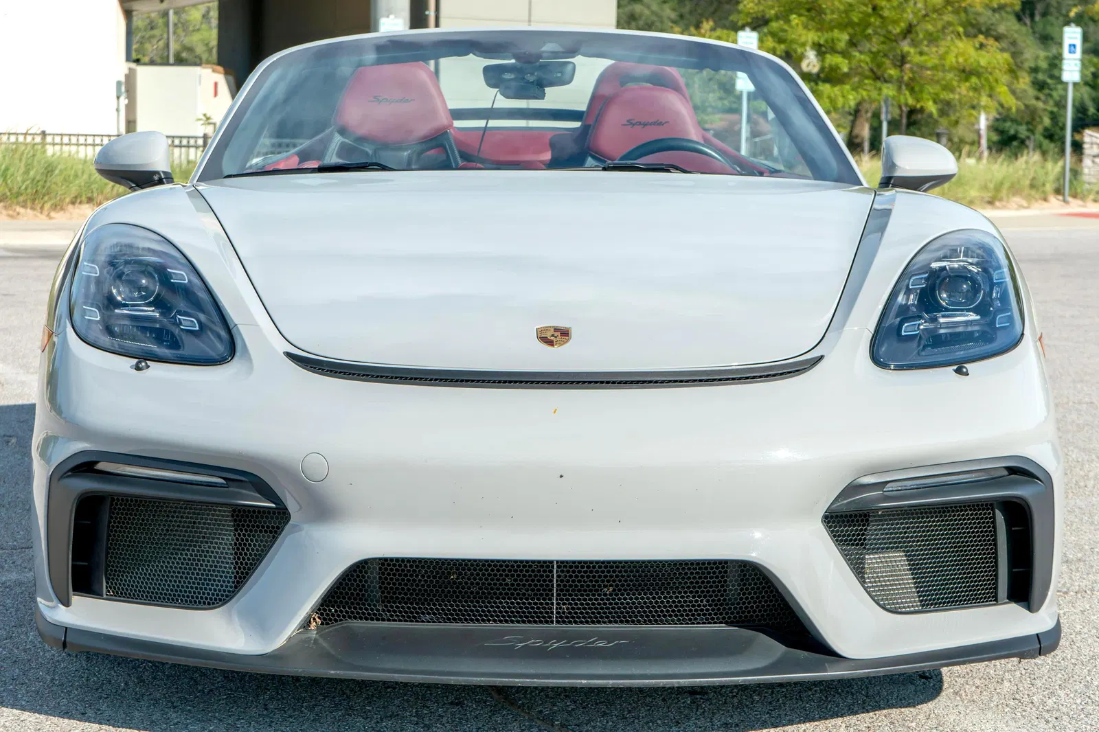 2020 Porsche 718 Boxster Spyder - ~7,300 Miles, 6-Speed Manual, 414-hp Flat-6, Chalk Exterior
