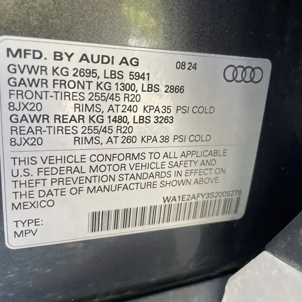 2025 Audi Q5 S-Line Prem+ 55 PHEV