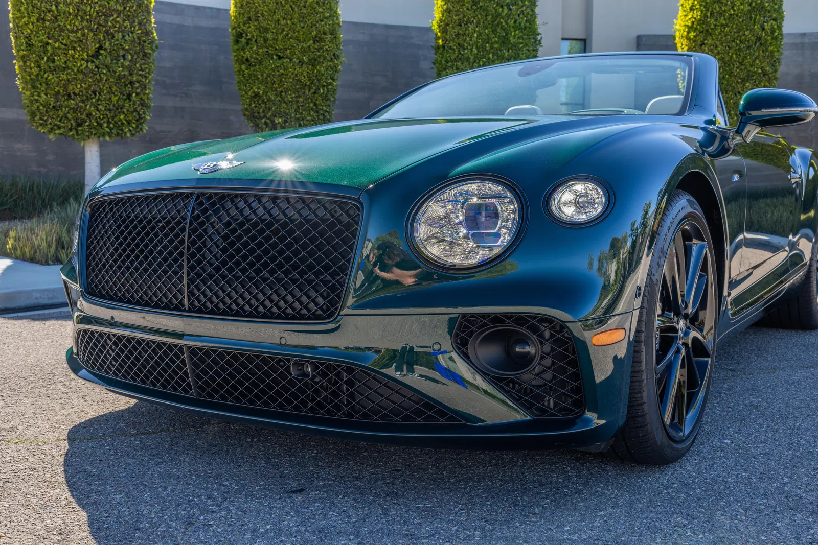 2021 Bentley Continental GTC V8  - ~5,200 Miles, 542-hp Turbo V8, Viridian by Mulliner, $48,865 in Options