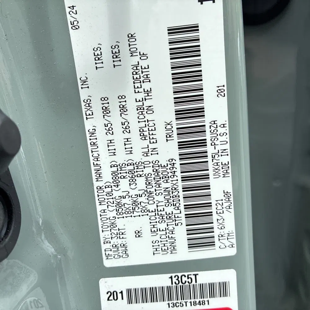 2024 Toyota Tundra SR5
