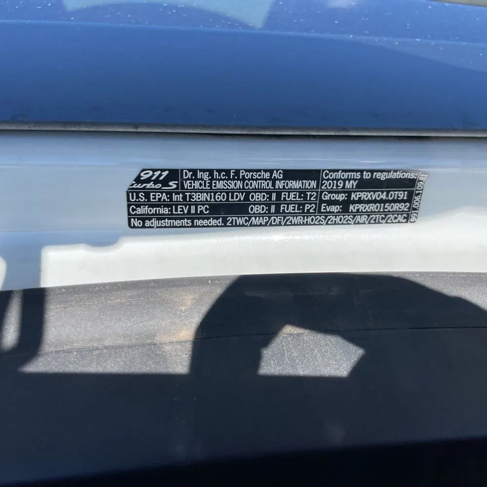 2019 Porsche 911 Turbo