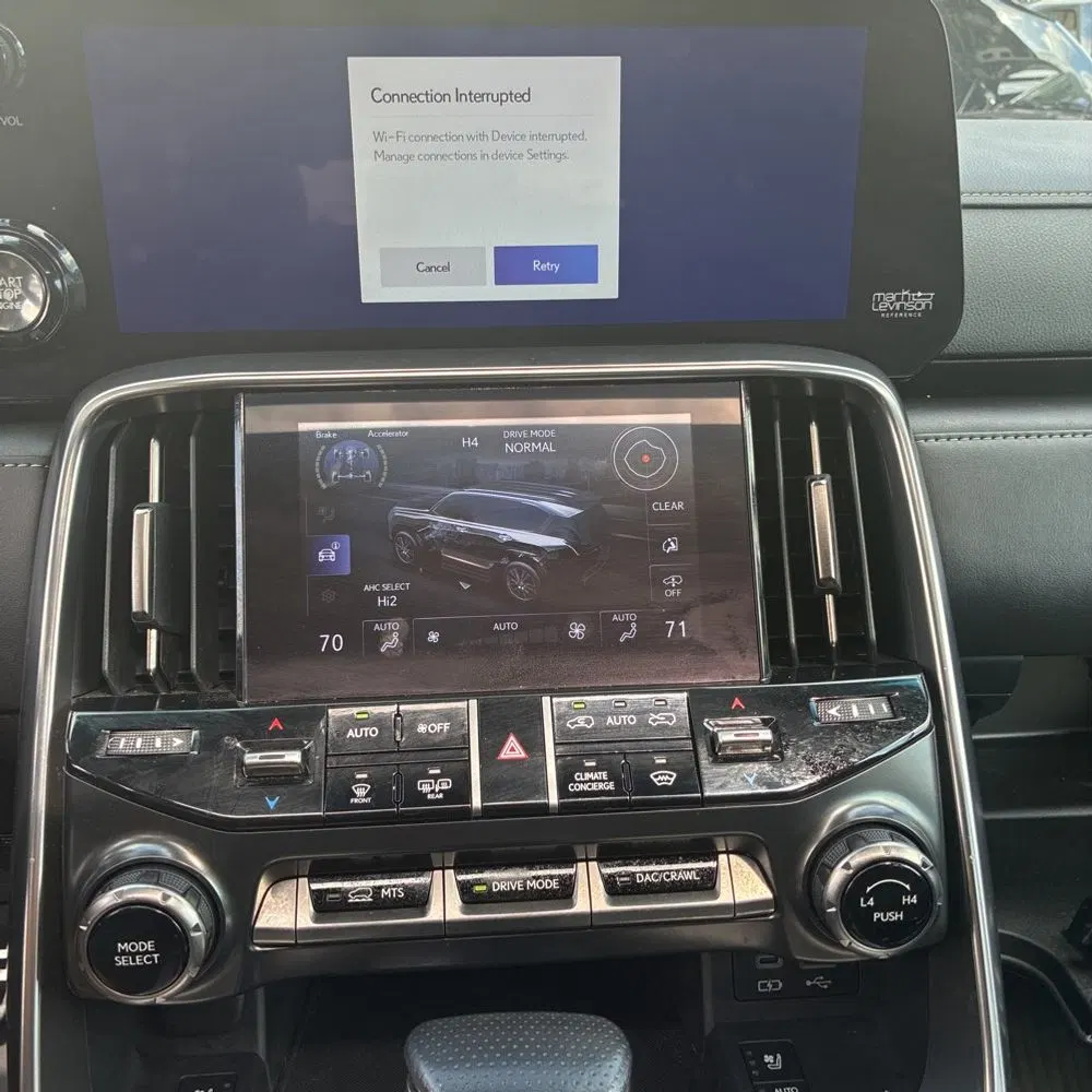 2022 Lexus LX 600 F SPORT Handling