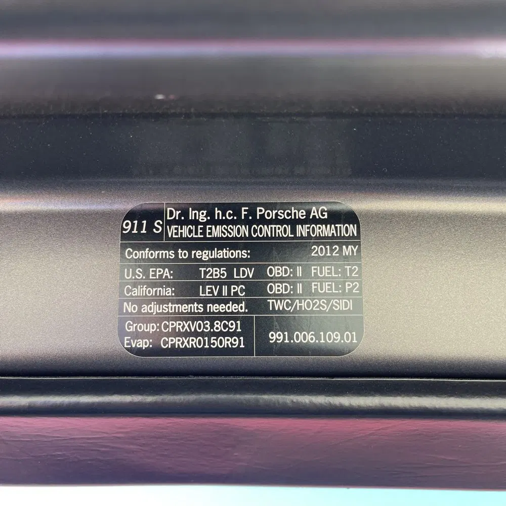 2012 Porsche 911 Carrera S