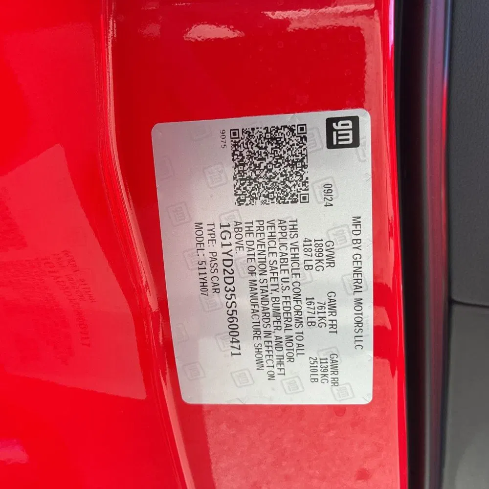 2025 Chevrolet Corvette Z06