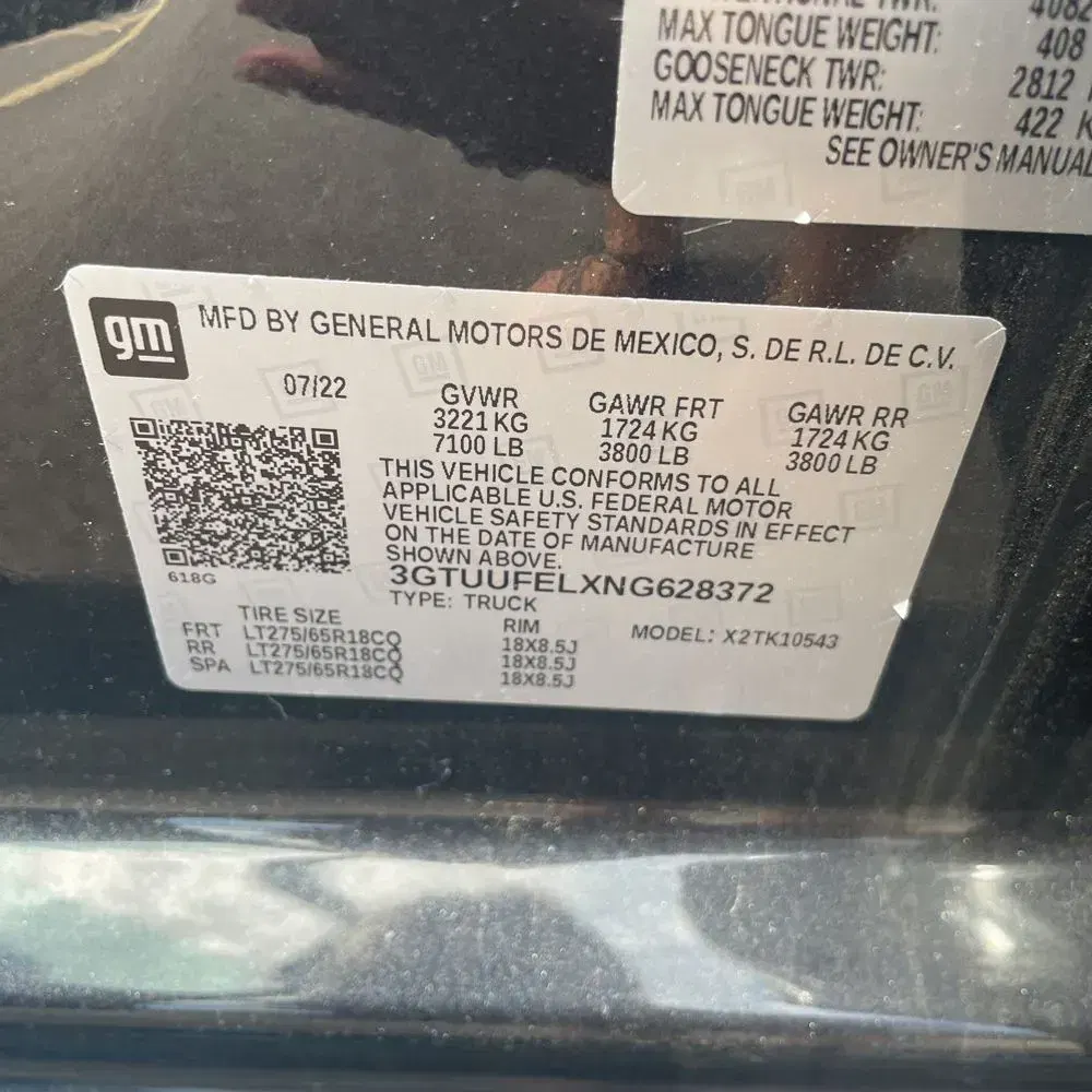 2022 GMC Sierra 1500 AT4X