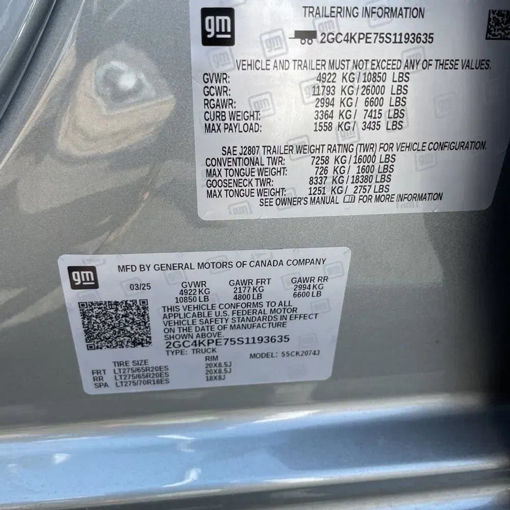 2025 Chevrolet Silverado 2500HD LTZ