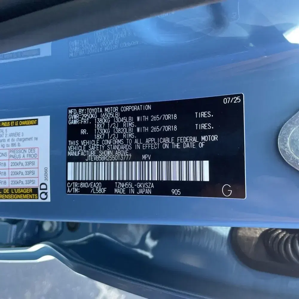 2025 Toyota 4Runner TRD Off-Road Premium HV