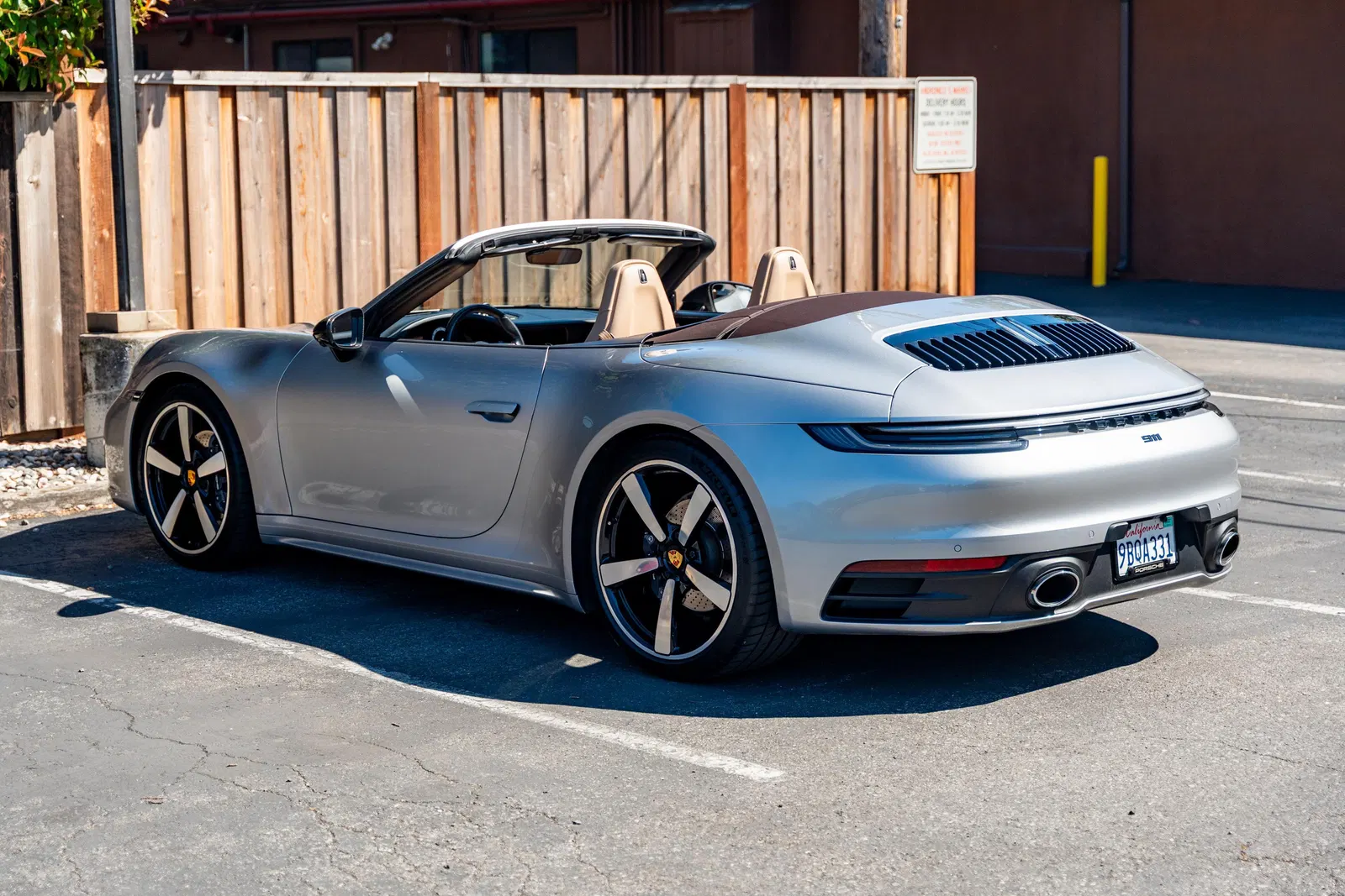 2022 Porsche 911 Carrera Cabriolet - Turbo Flat-6, Premium Package, Sport Exhaust System, California-Owned