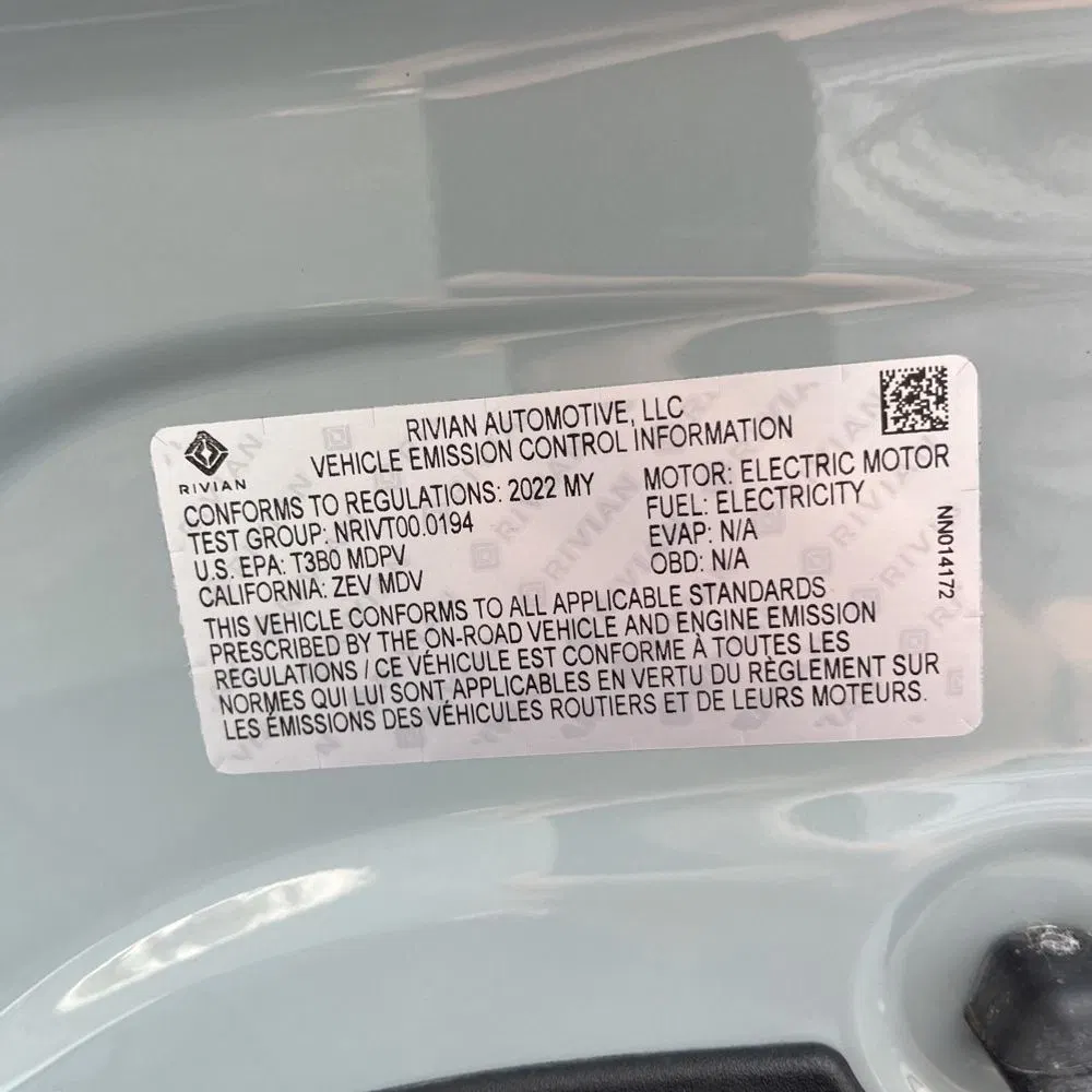 2022 Rivian R1T Adventure