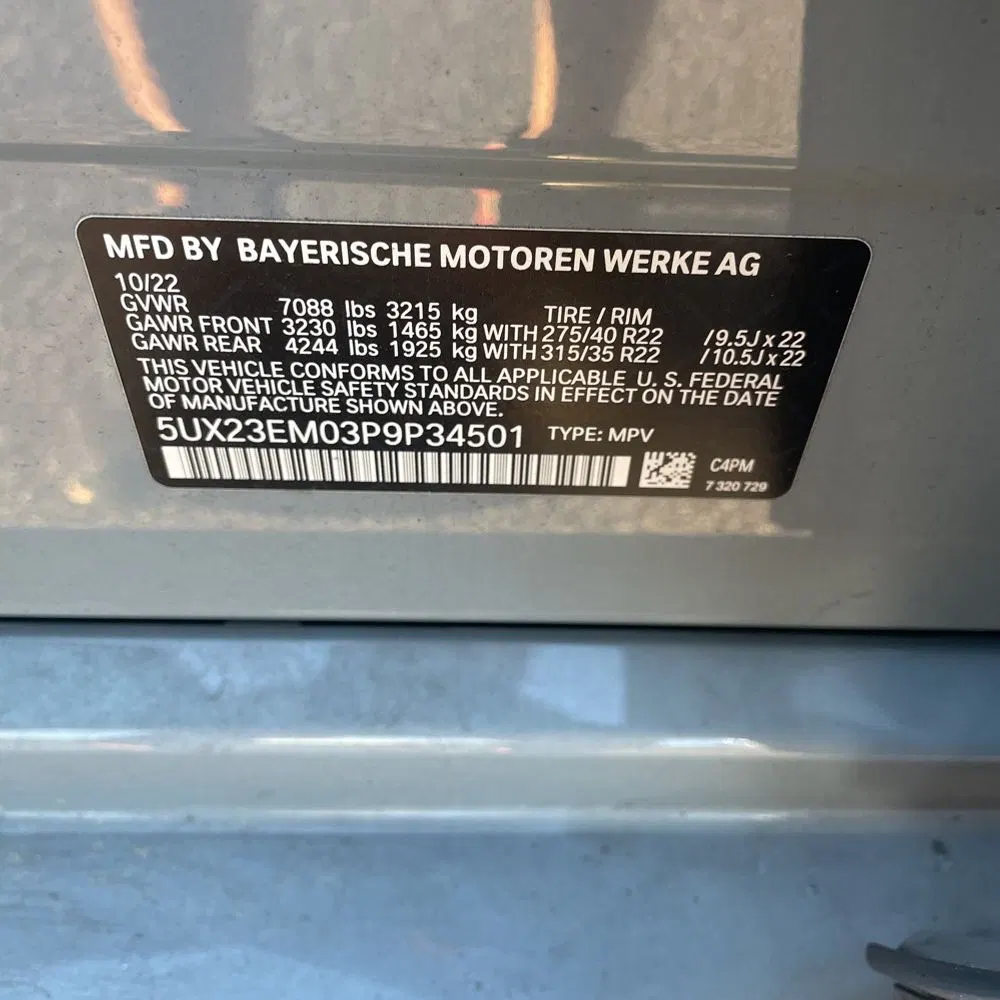 2023 BMW X7 XDrive40i