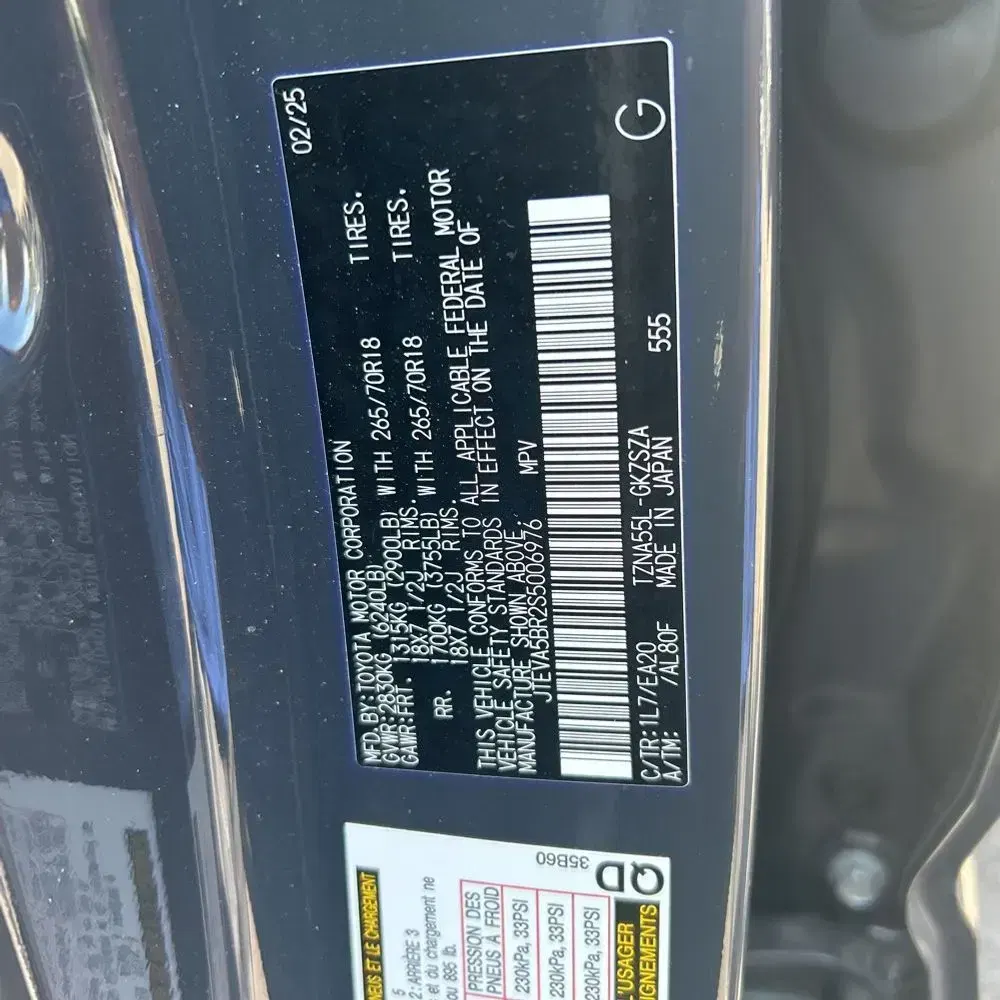 2025 Toyota 4Runner TRD Off-Road Premium