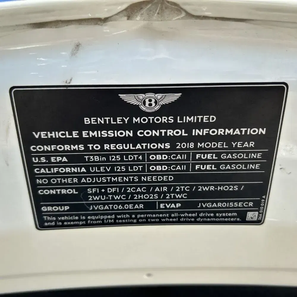 2018 Bentley Bentayga Base
