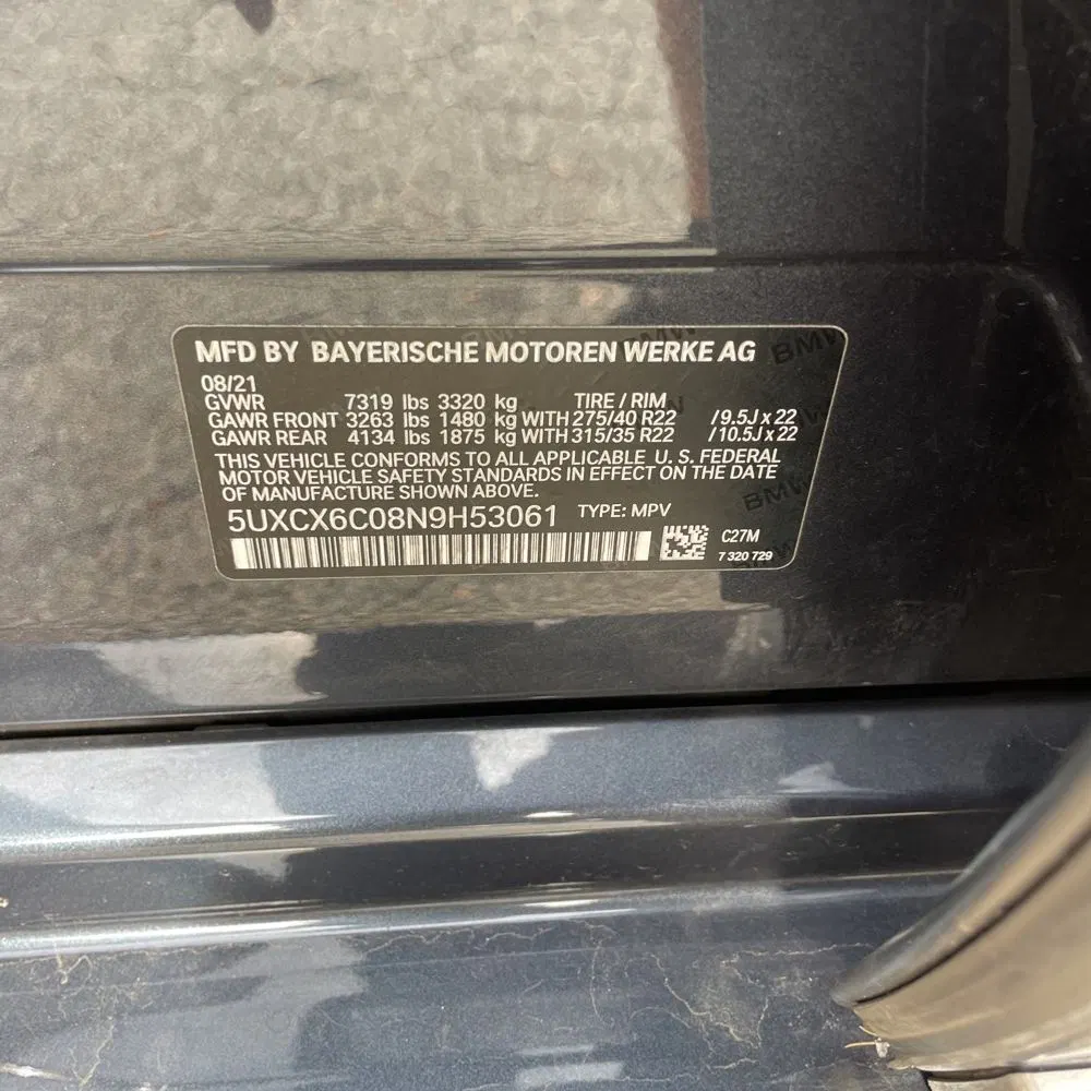 2022 BMW X7 M50i