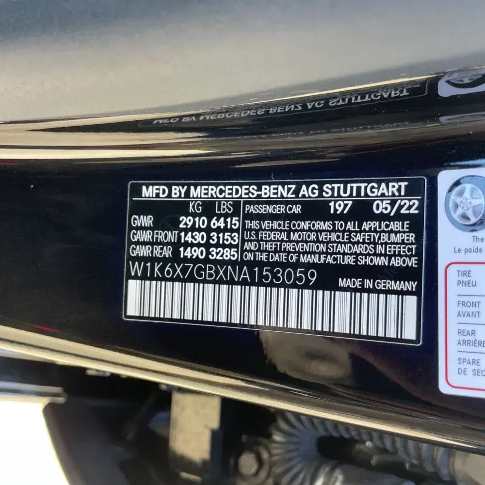 2022 Mercedes-Benz Maybach Mercedes-Maybach S 580 4MATIC