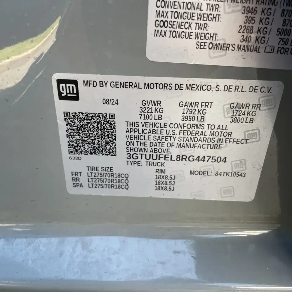 2024 GMC Sierra 1500 AT4X