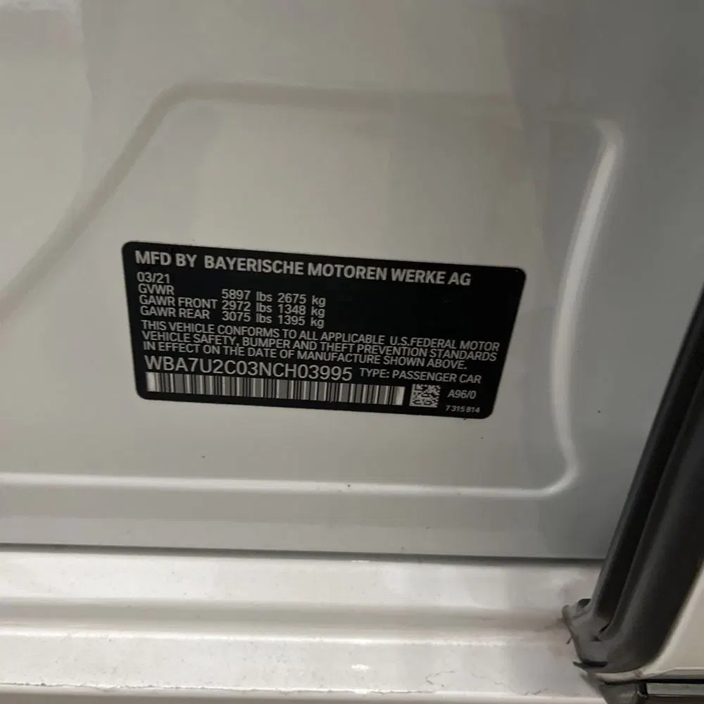 2022 BMW 7-Series 750xi
