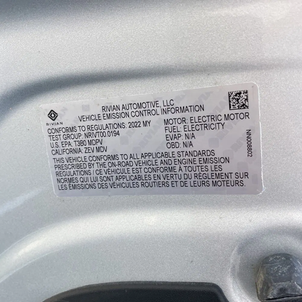 2022 Rivian R1T Adventure