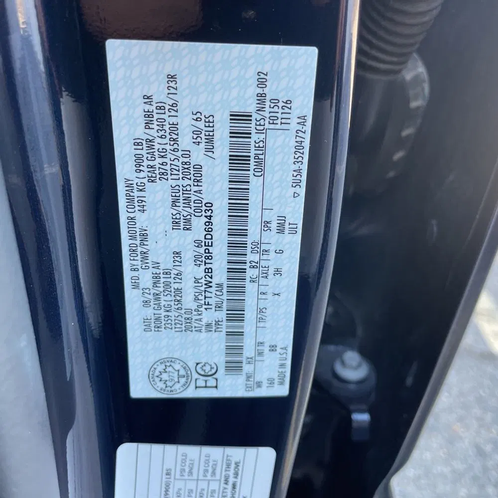 2023 Ford F250 S/D Platinum