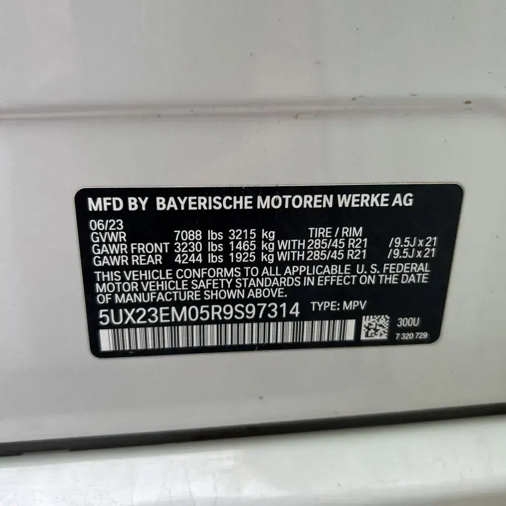 2024 BMW X7 XDrive40i