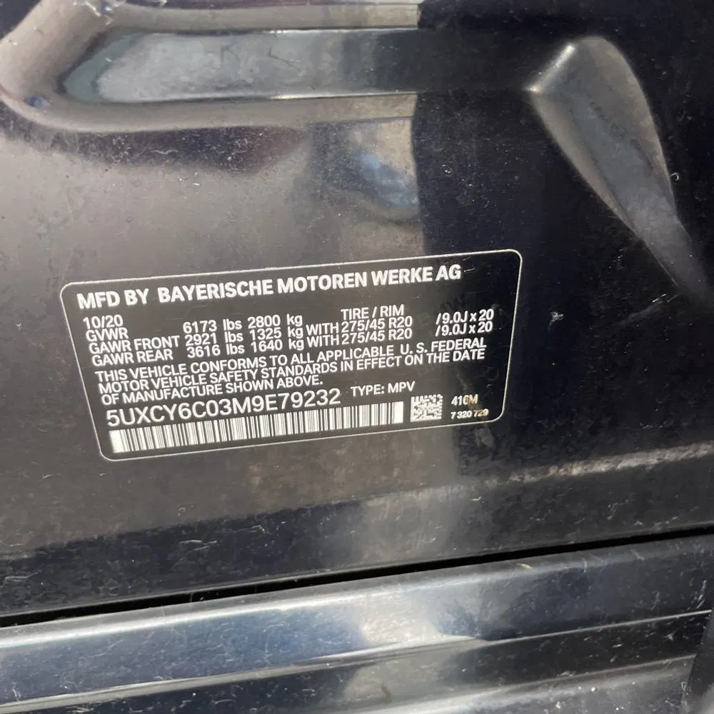 2021 BMW X6 XDrive40i
