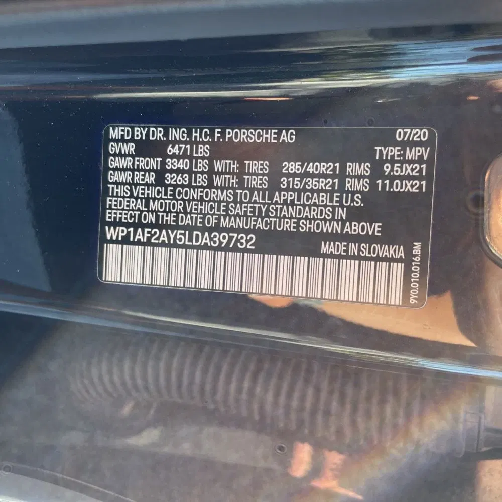 2020 Porsche Cayenne Turbo