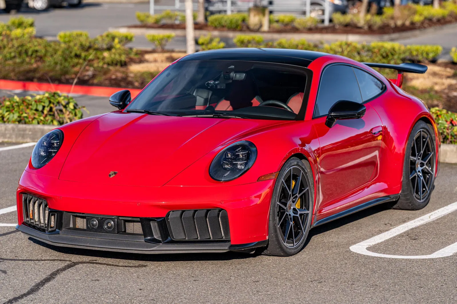2025 Porsche 911 Carrera 4 GTS Coupe - ~4,800 Miles, 532-hp Turbo Hybrid Flat-6, AWD, Carmine Red, $43,000+ in Options