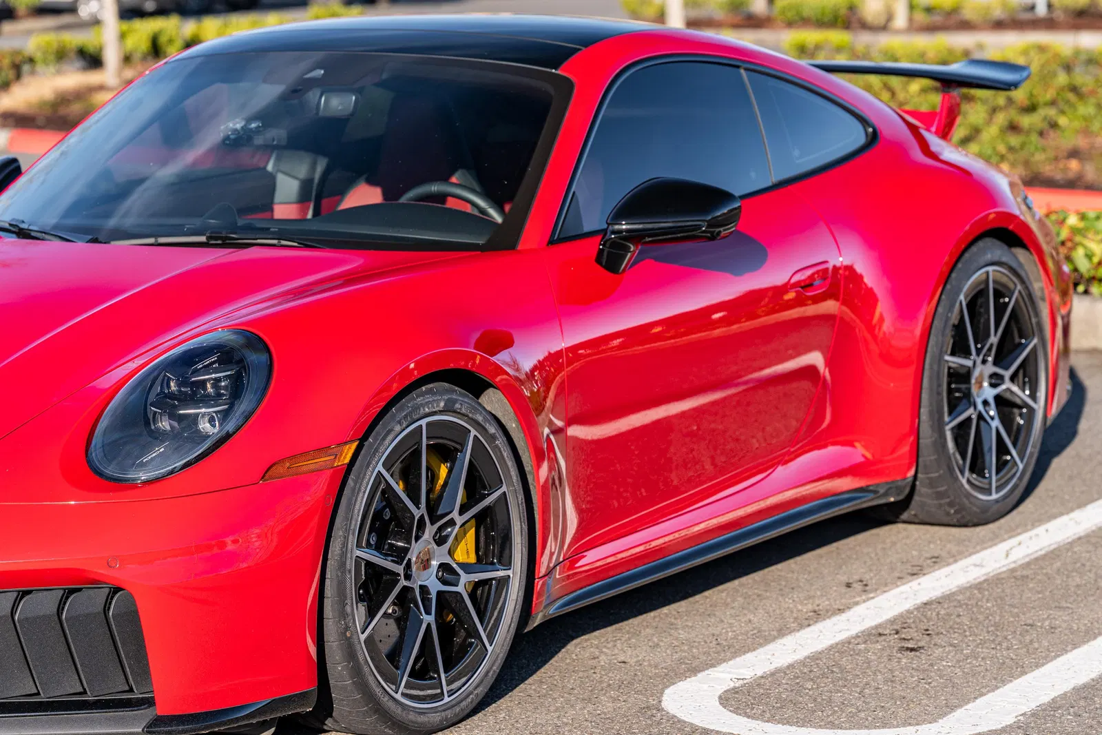 2025 Porsche 911 Carrera 4 GTS Coupe - ~4,800 Miles, 532-hp Turbo Hybrid Flat-6, AWD, Carmine Red, $43,000+ in Options