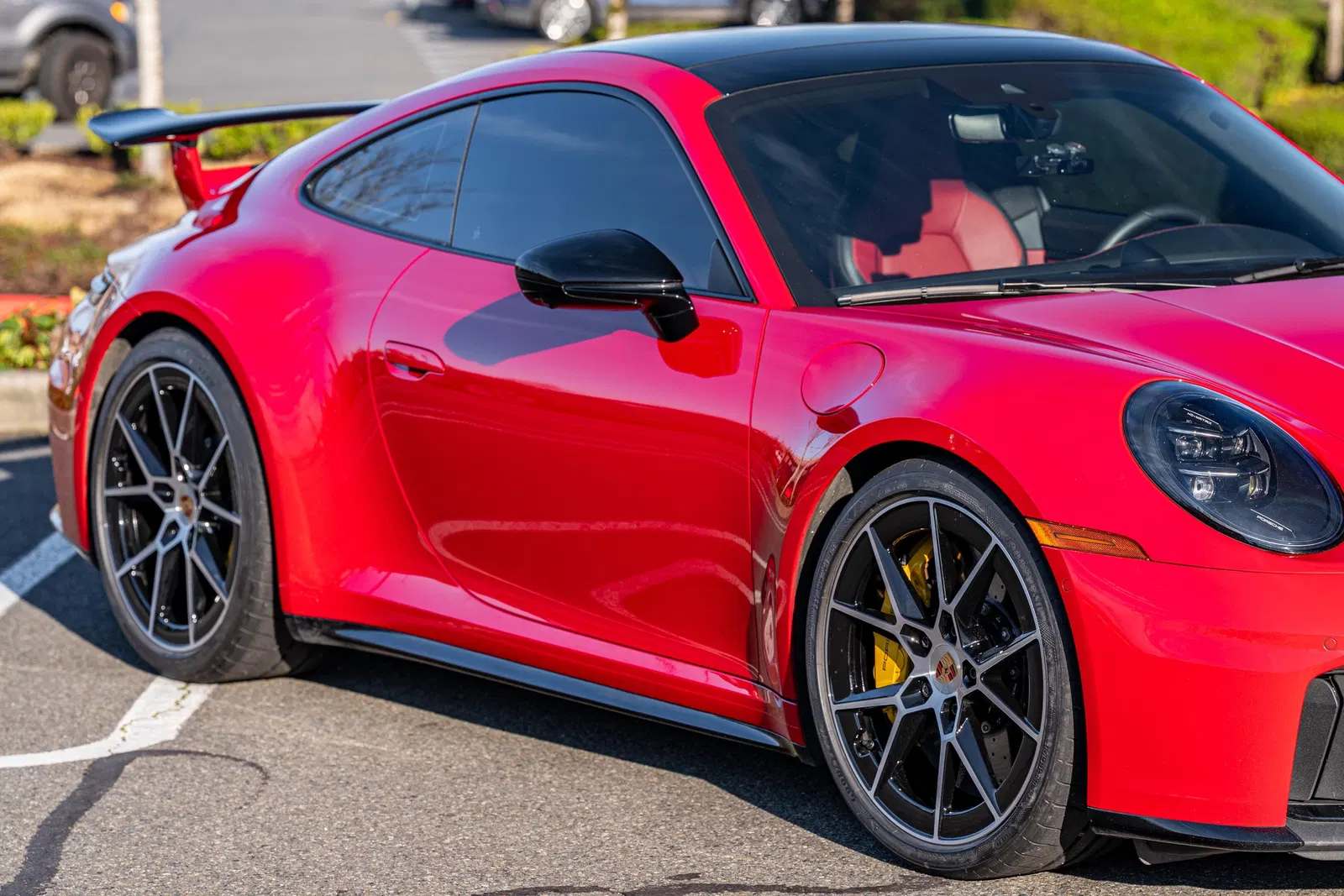 2025 Porsche 911 Carrera 4 GTS Coupe - ~4,800 Miles, 532-hp Turbo Hybrid Flat-6, AWD, Carmine Red, $43,000+ in Options