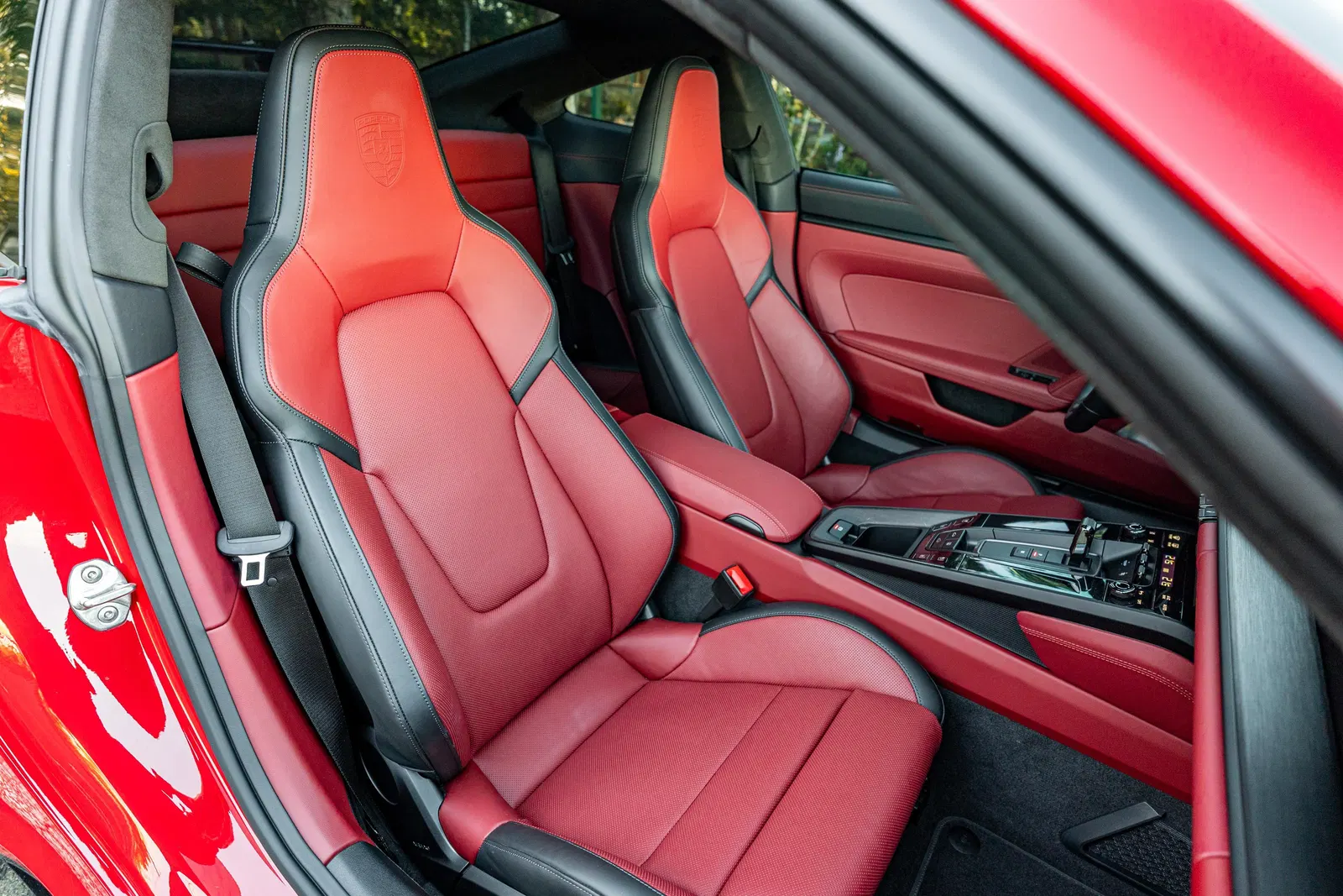 2025 Porsche 911 Carrera 4 GTS Coupe - ~4,800 Miles, 532-hp Turbo Hybrid Flat-6, AWD, Carmine Red, $43,000+ in Options