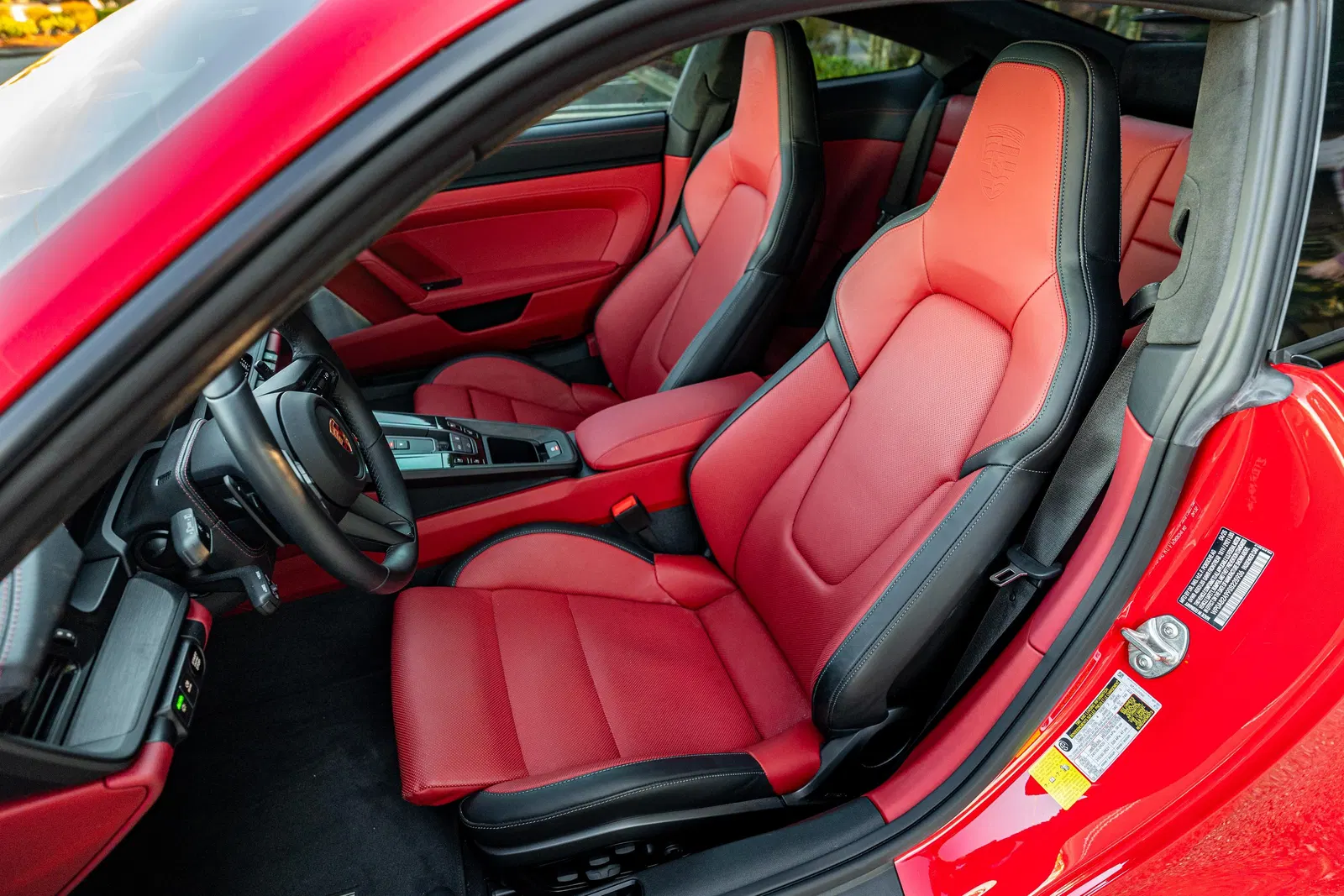 2025 Porsche 911 Carrera 4 GTS Coupe - ~4,800 Miles, 532-hp Turbo Hybrid Flat-6, AWD, Carmine Red, $43,000+ in Options