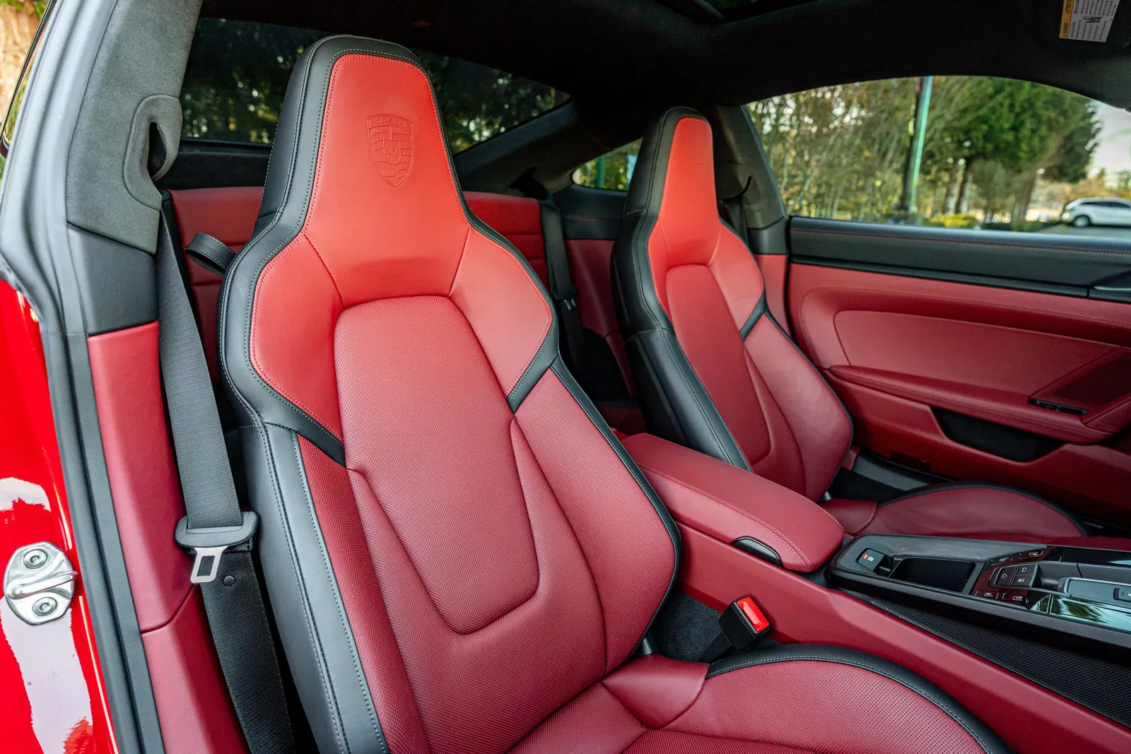 2025 Porsche 911 Carrera 4 GTS Coupe - ~4,800 Miles, 532-hp Turbo Hybrid Flat-6, AWD, Carmine Red, $43,000+ in Options